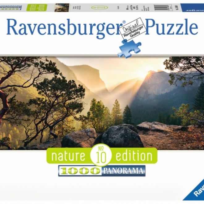 RAVENSBURGER Panoramatické puzzle Yosemitský národní park, Kalifornie 1000 dílků