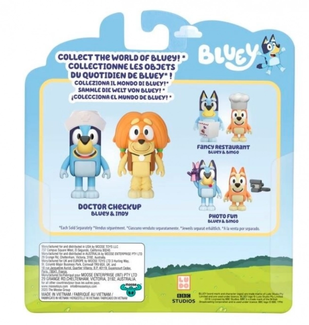 Sada figurek Bluey 2pack Návštěva lékaře