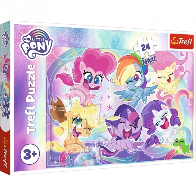 TREFL Puzzle My little Pony: Přátelství MAXI 24 dílků