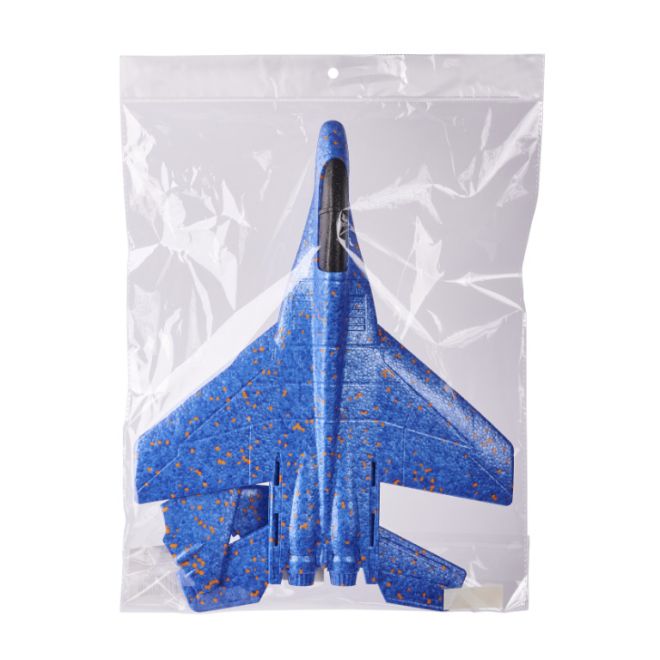 Pěnové házecí letadlo 44 cm – Modré