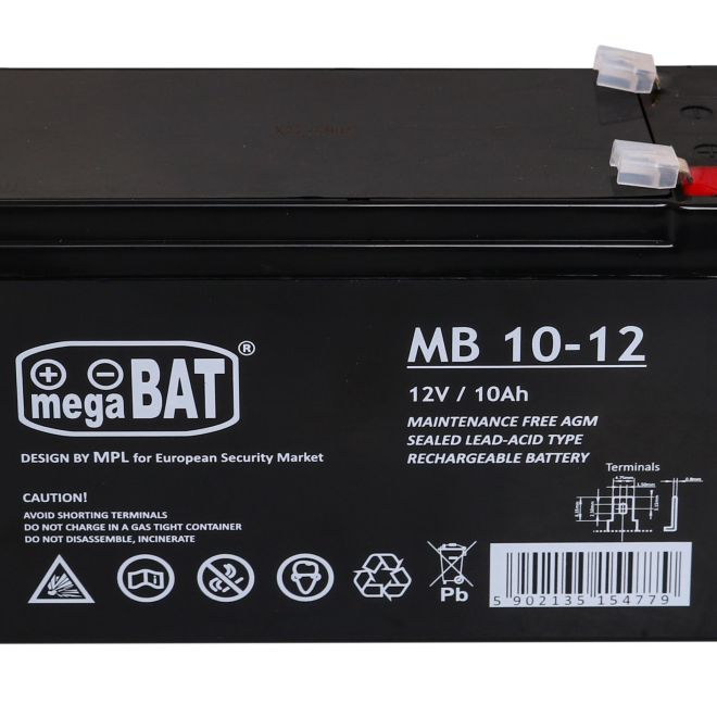 Gelová baterie 12V/10Ah pro dětská elektrická vozidla - Náhradní díl