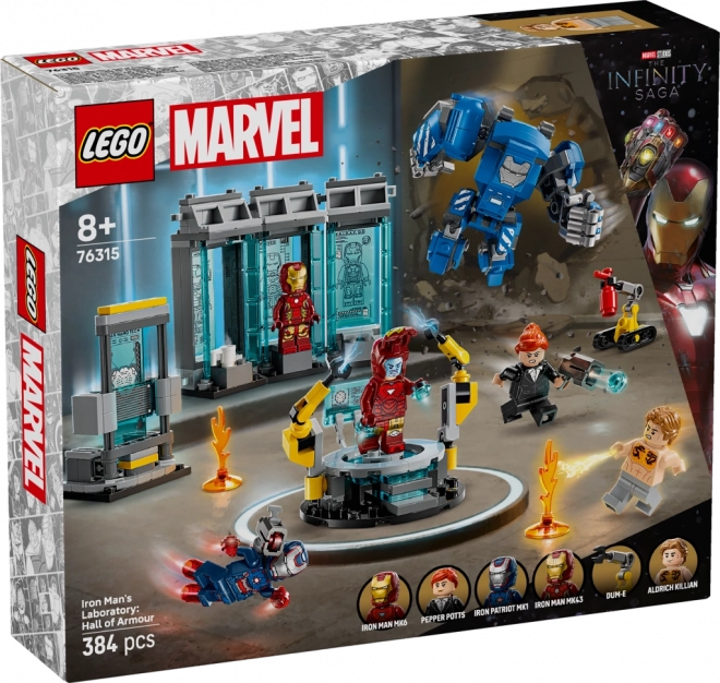 LEGO Marvel Iron Man a jeho laboratoř