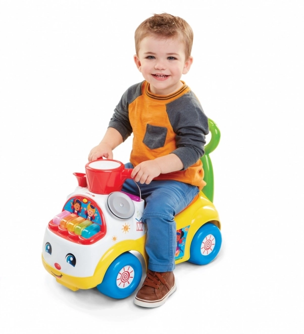 Fisher Price Hudební přehlídkový jezdec žlutý