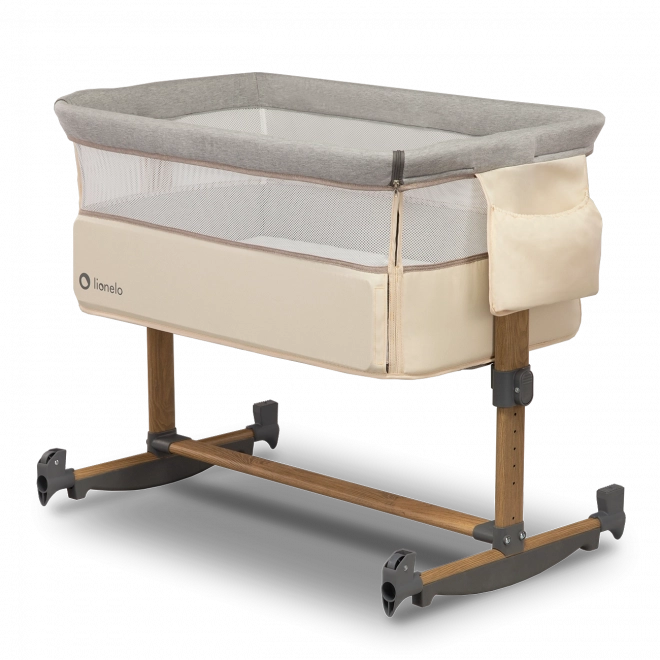 LIONELO Postýlka Leonie 3v1 – Beige Sand