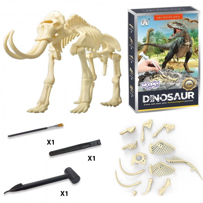 Woopie kreativní hračka kostra dinosaura archeologické vykopávky