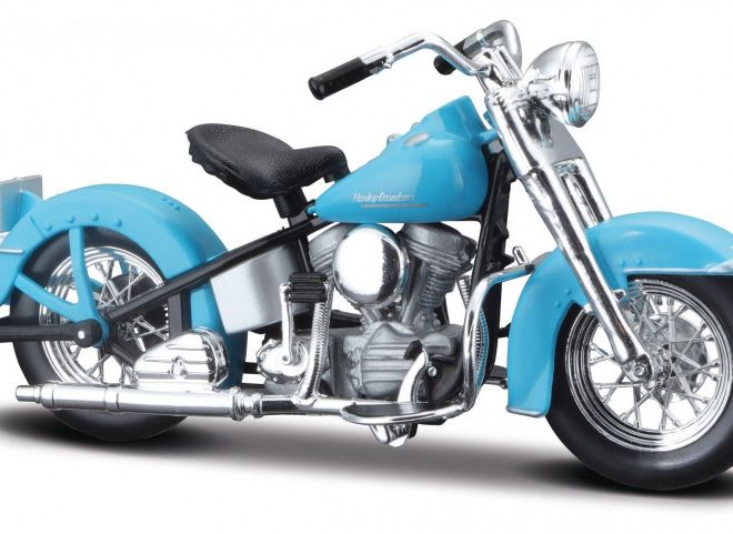 Kovový model motocyklu HD 1953 74FL Hydra Glide 1/18