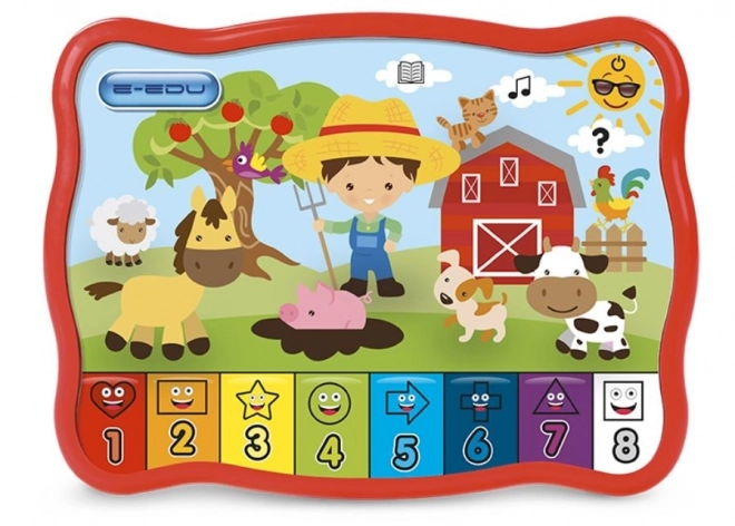 Vzdělávací podložka - Happy Farm E-Edu