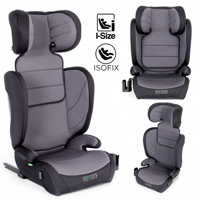 Autosedačka ISOFIX pro děti od 100 cm s držákem nápojů ECOTOYS