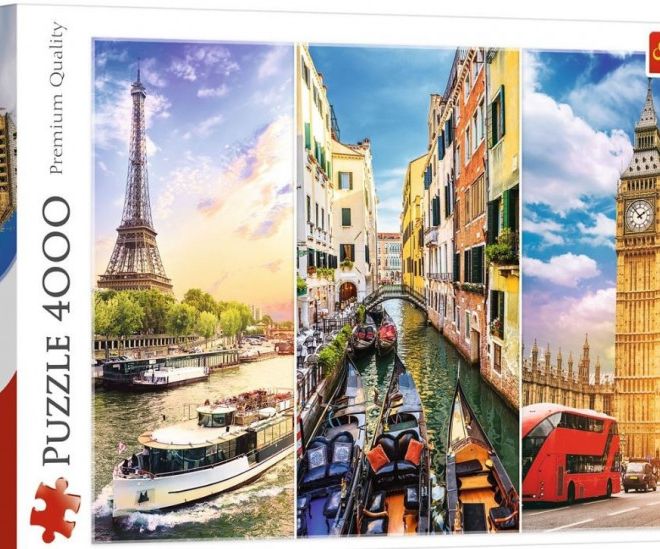 Puzzle 4000 prvků Tour of Europe