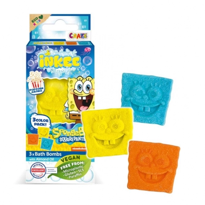 INKEE - Mini pack šumivá bomba - Sponge Bob