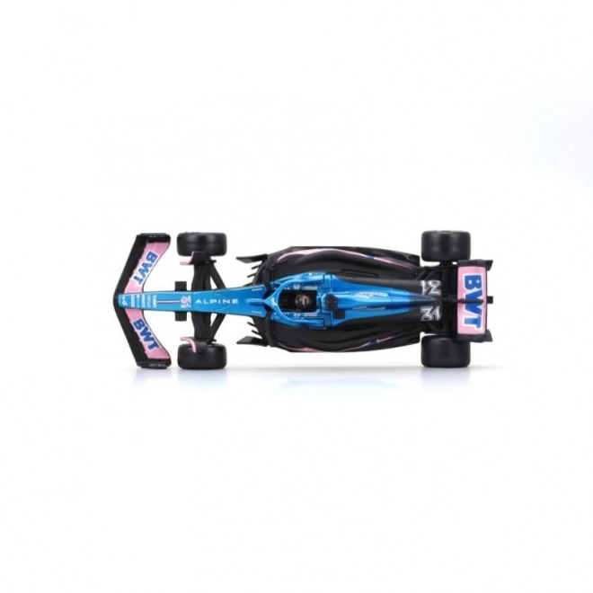 Bburago 1:43 RACE Formula F1 - BWT Alpine F1 Team A523 (2023) #31 (Esteban Ocon)