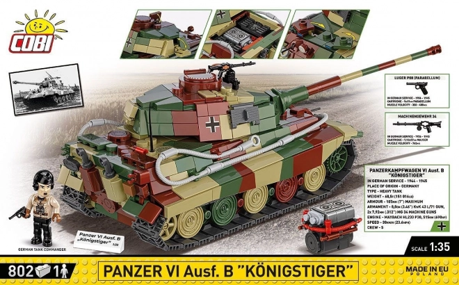 Model německého tanku Panzer VI Ausf. B Königstiger