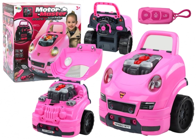 Dílenská sada Auto Unbolt Motor DIY Kit Pink