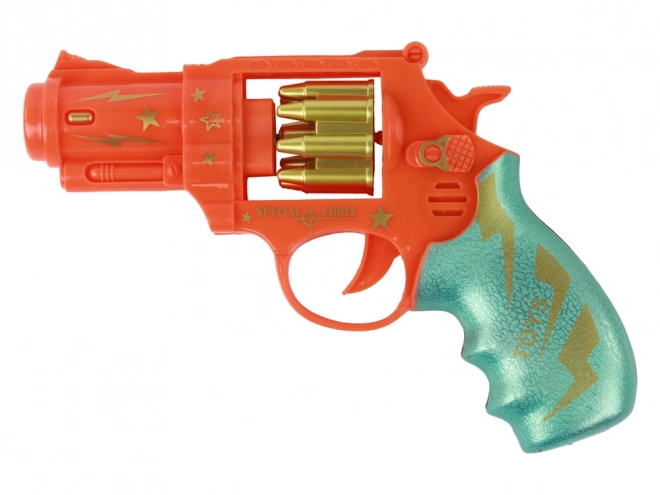 Revolver Orange Gun Sounds Lights