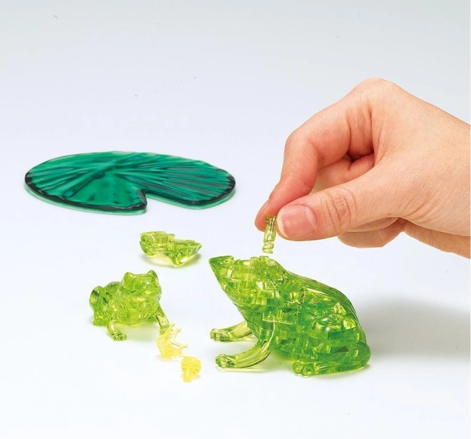 HCM KINZEL 3D Crystal puzzle Žabky 43 dílků