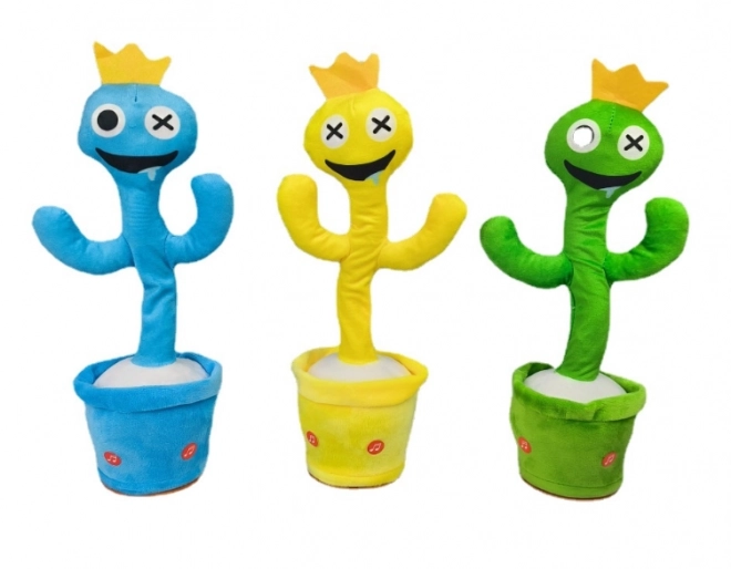 Dětská hračka - Tančící a zpívající maskot ROBLOX RAINBOW FRIENDS - zelený