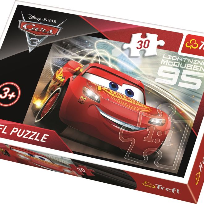 TREFL Puzzle Auta 3: Blesk McQueen 30 dílků