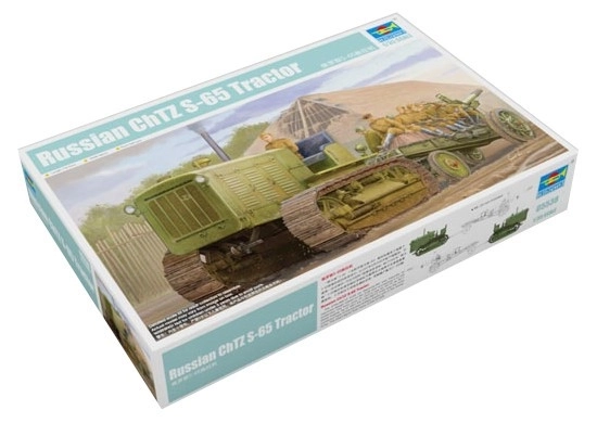 Trumpeter plastový model Ruský traktor ChTZ S-65