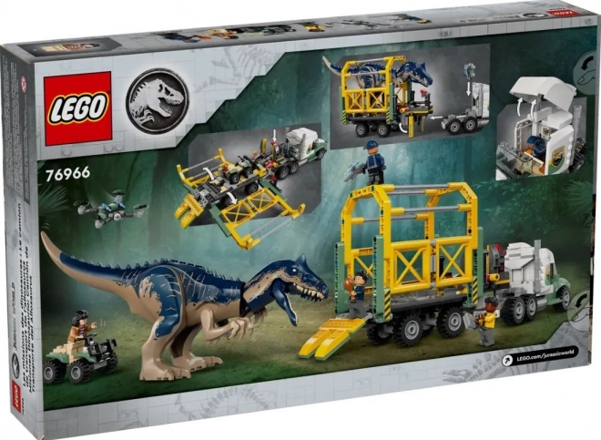 LEGO Jurassic World 76966 Dinosauří mise: Přeprava allosaura