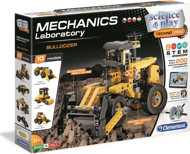 Mechanická laboratoř buldozer 10v1 od Clementoni