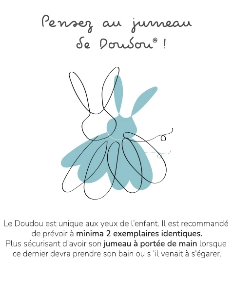 Doudou Dárková sada - plyšová hračka kočka s dečkou 26 cm