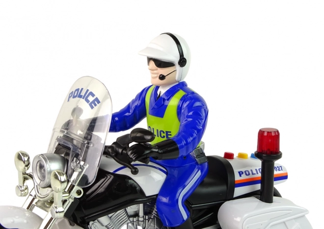 Policejní motocykl Policejní motocykl Zvuky Světla Policejní auto