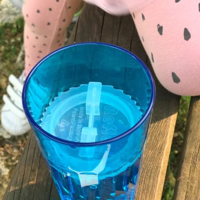 Reflo NEW NON-LEAKING dětský tréninkový hrneček modrý