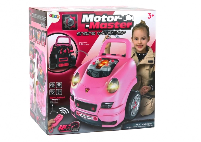 Dílenská sada Auto Unbolt Motor DIY Kit Pink