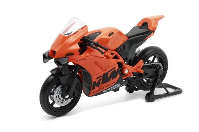 Welly Motocykl KTM RC 8C 1 : 18 oranžový