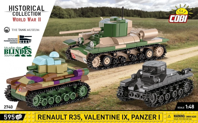 Renault R35 - Valentine IX - Polštářky Panzer I