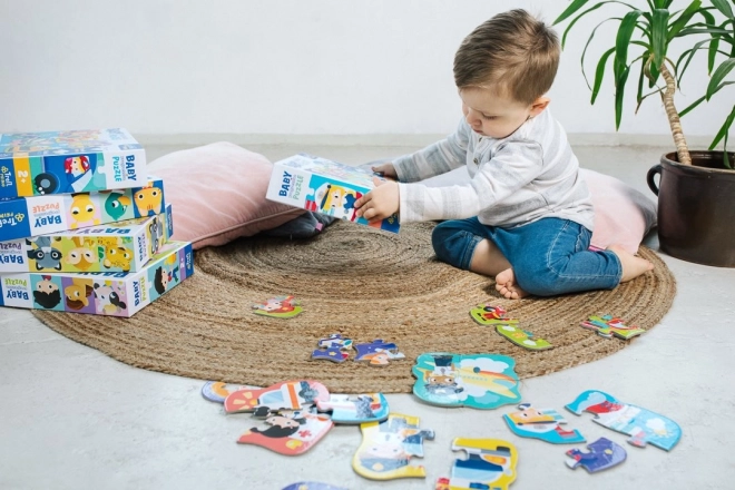 Baby puzzle se zvířátky z farmy 6v1