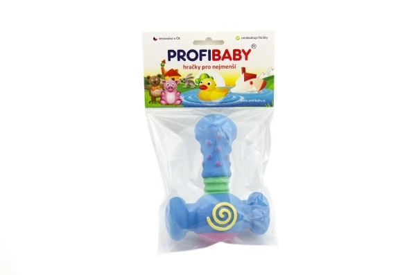 Kladívko pískačka guma 13cm možnost 4 barev 0+