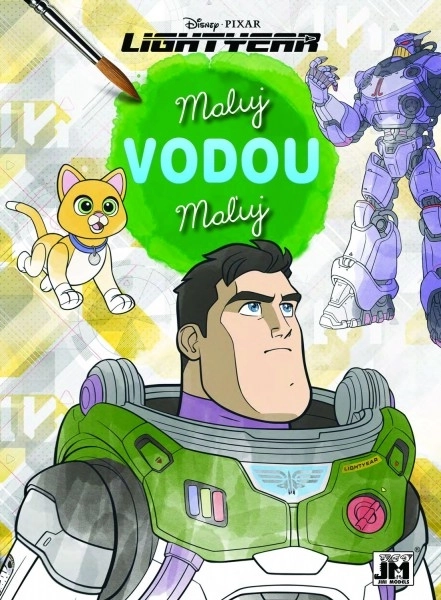 Omalovánka maluj vodou Rakeťák