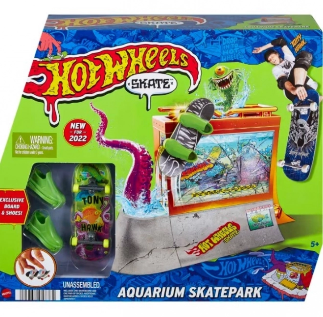 Herní set Hot Wheels Skatepark Aquarium