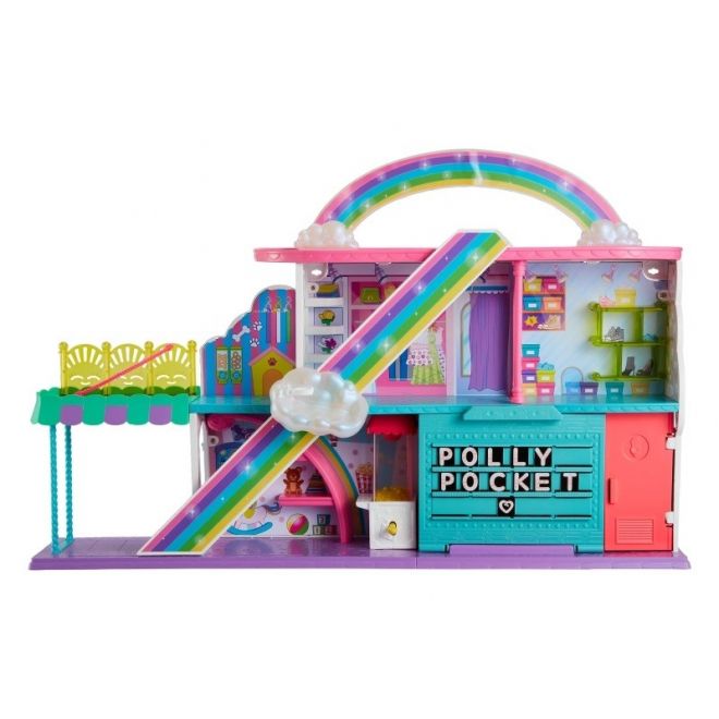 Sada figurek Polly Pocket Rainbow Shopping Centre