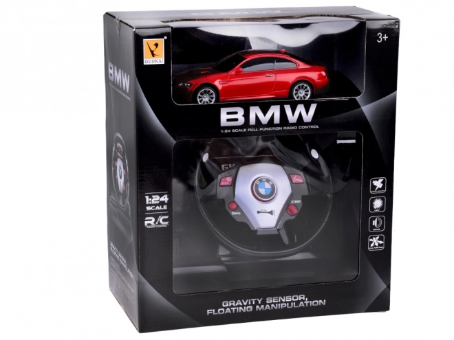 Sportovní vůz BMW 1:24 s volantem RC0661