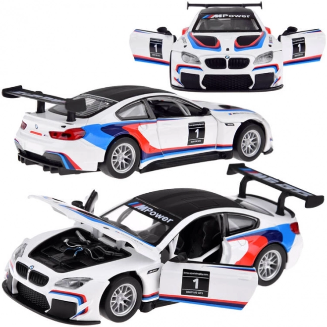 Kovový model sportovního auta BMW M6 GT3