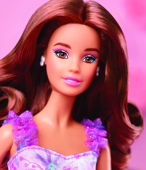 Panenka Barbie s podpisem narozeninových přání