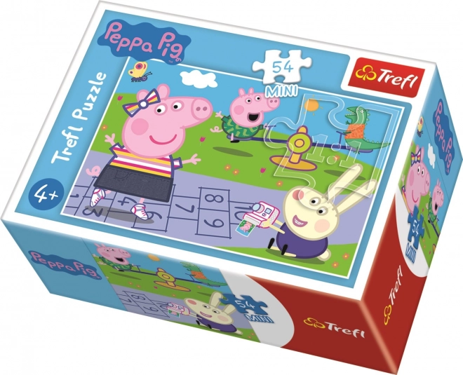 Minipuzzle Prasátko Peppa - 54 dílků