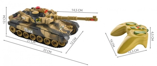 Tank na dálkové ovládaní