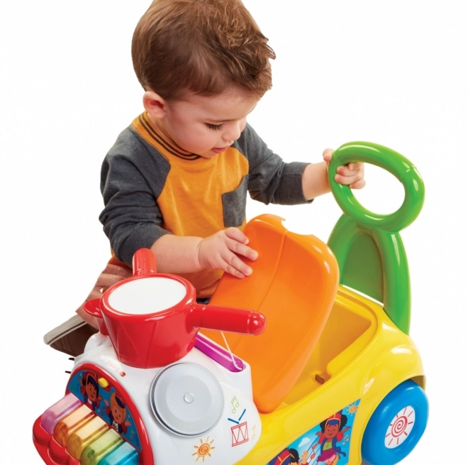 Fisher Price Hudební přehlídkový jezdec žlutý