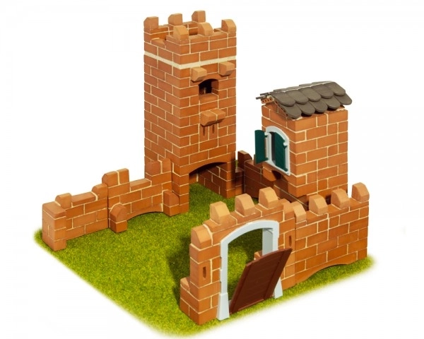 Stavebnice Teifoc Rytířský hrad II 435ks v krabici 43x33x11cm