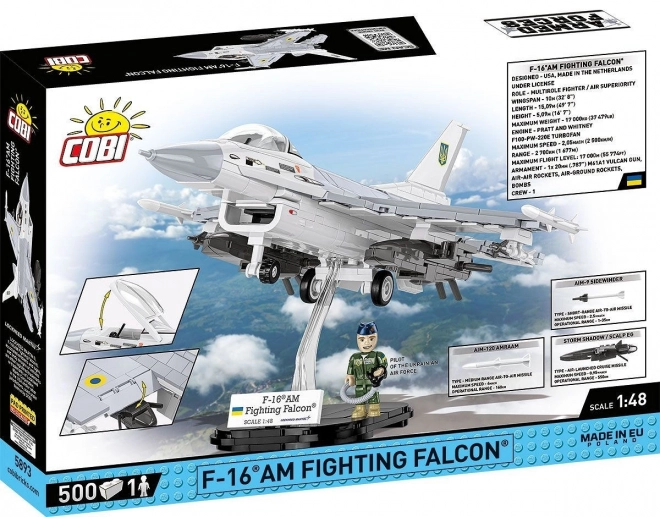 Stavebnice F-16C Fighting Falcon v barvách Ukrajiny