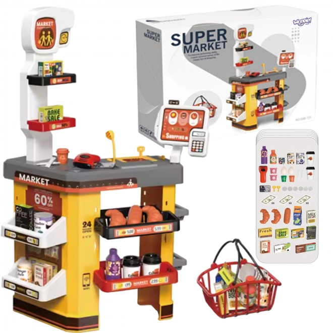 Interaktivní supermarkety pro děti s příslušenstvím