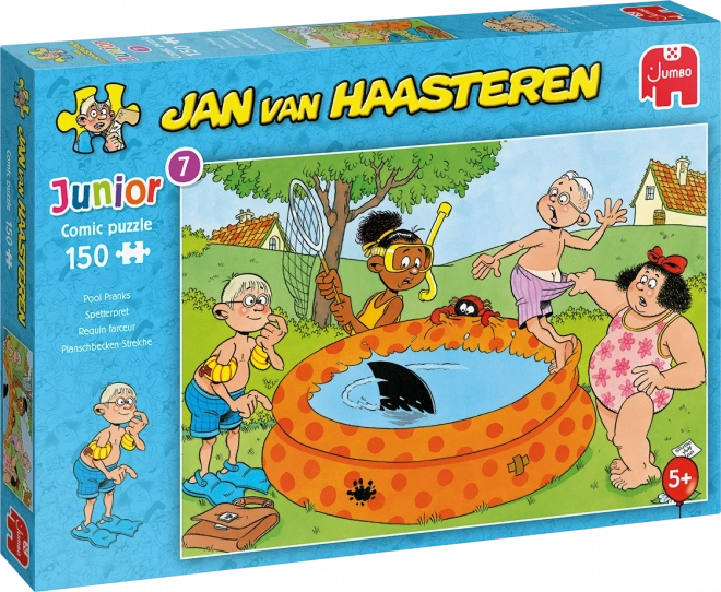 JUMBO Puzzle JvH Junior 7: Žertíky u bazénu  150 dílků