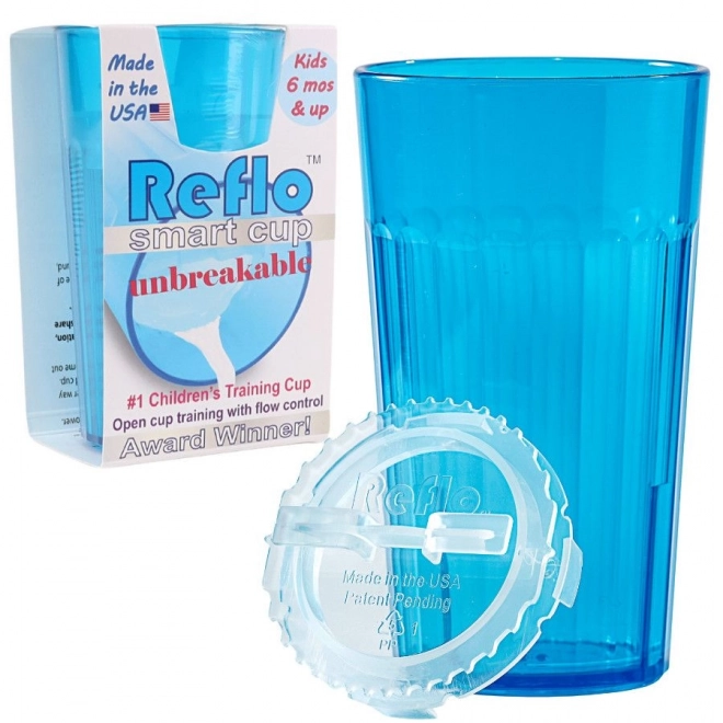 Reflo NEW NON-LEAKING dětský tréninkový hrneček modrý