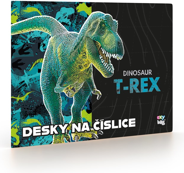 OXYBAG Desky na číslice Premium Dinosaurus