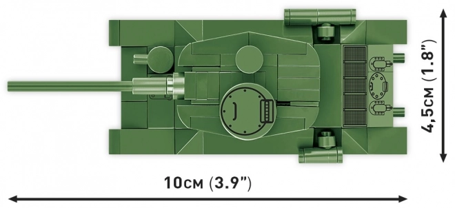 COBI 3092 II WW Tank T-34/85, 1:72, 110 k