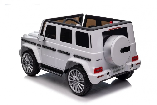 Mercedes G500 White 4x4 Battery Vehicle