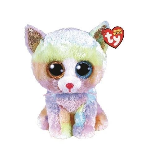 Plyšová hračka TY Beanie Boos - kočka Heather